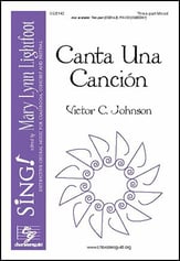 Canta una Cancion Three-Part Mixed choral sheet music cover